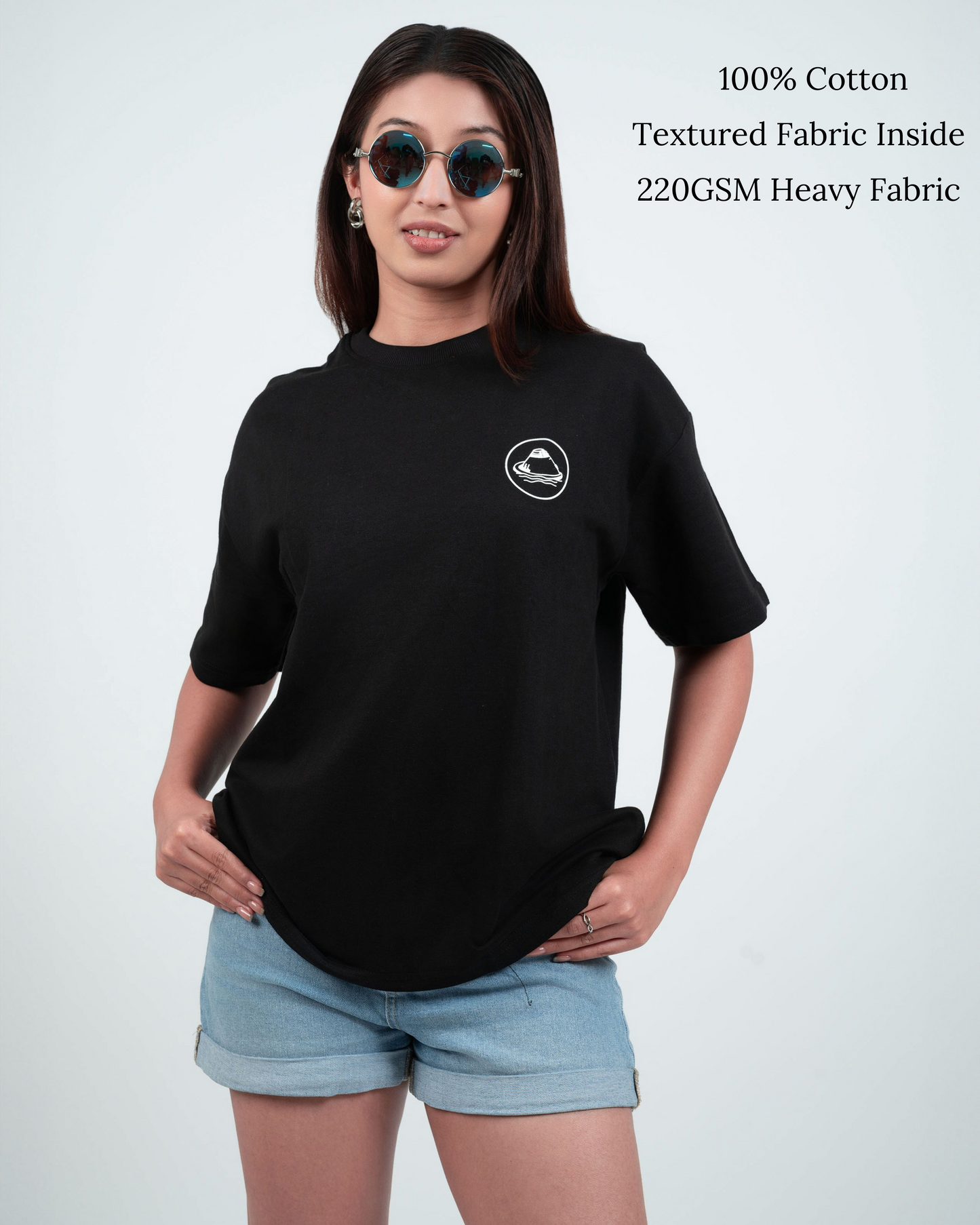 White-Room Women Oversized T-Shirt