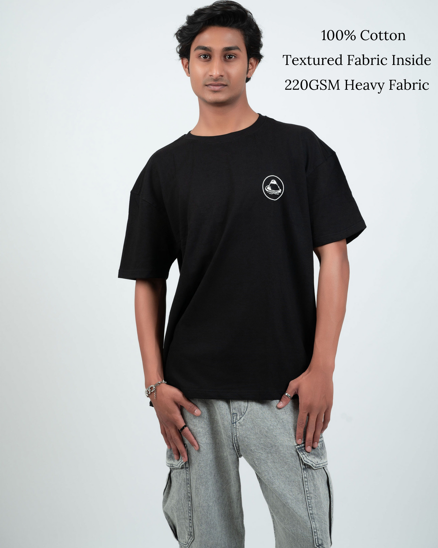 White-Room Men Oversized T-Shirt