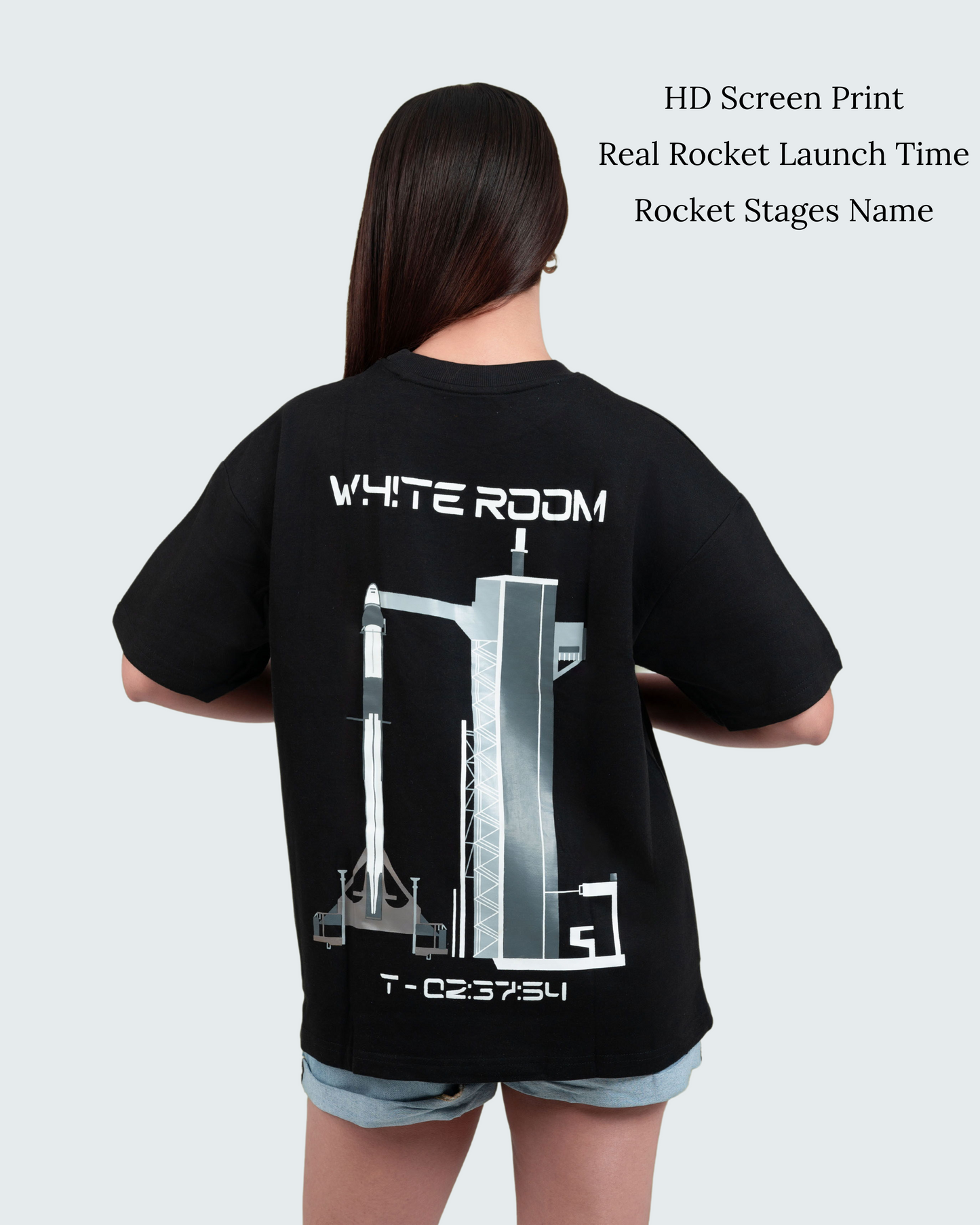 White-Room Women Oversized T-Shirt