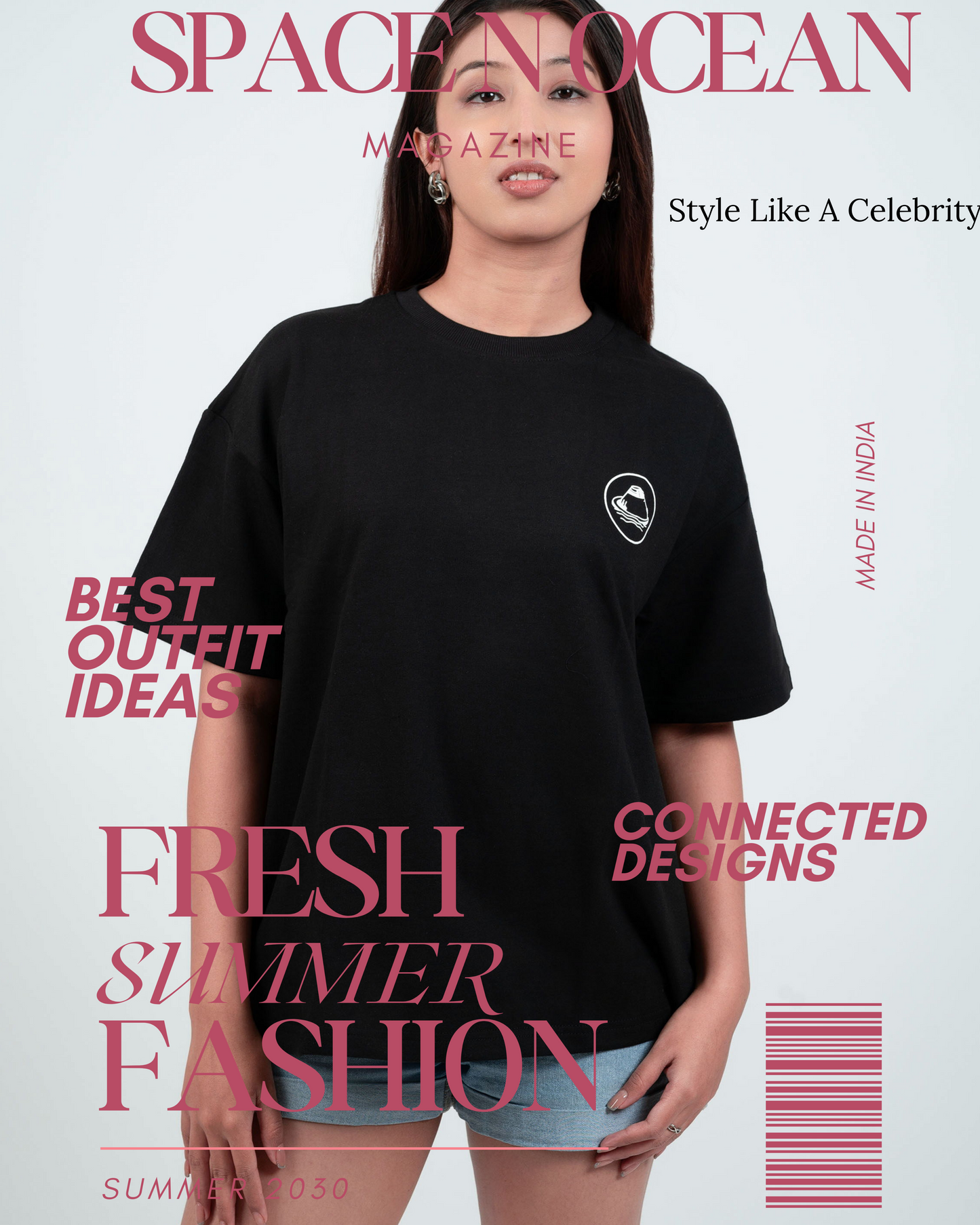 White-Room Women Oversized T-Shirt