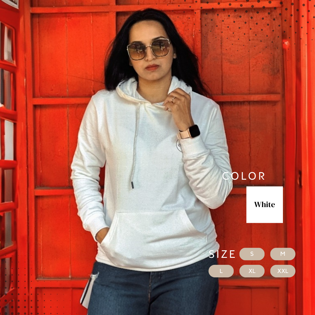 Queen Of London Women Hoodie|Iconic Phone Booth