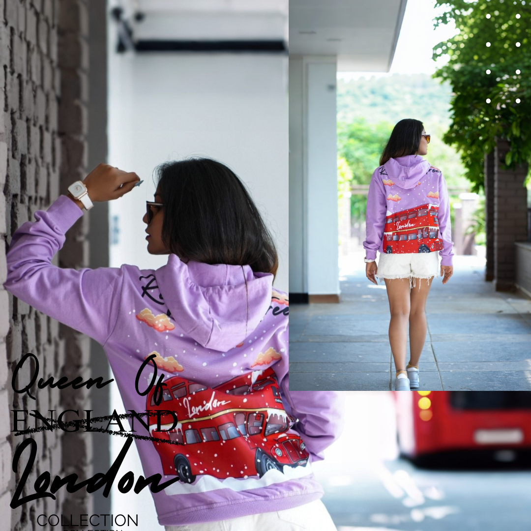Queen Of London Women Hoodie| Regent Street