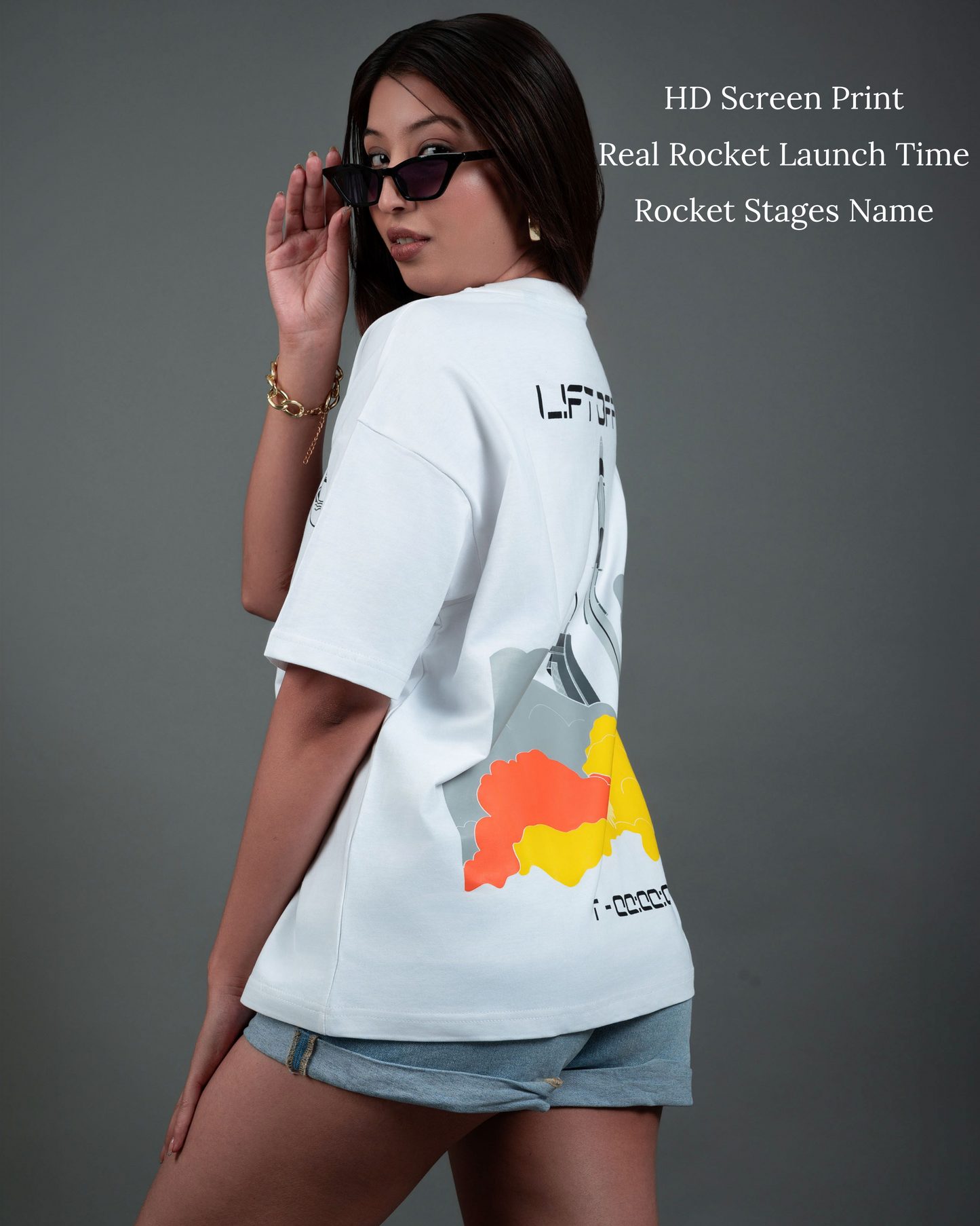 Lift-Off Women Oversized T-Shirt