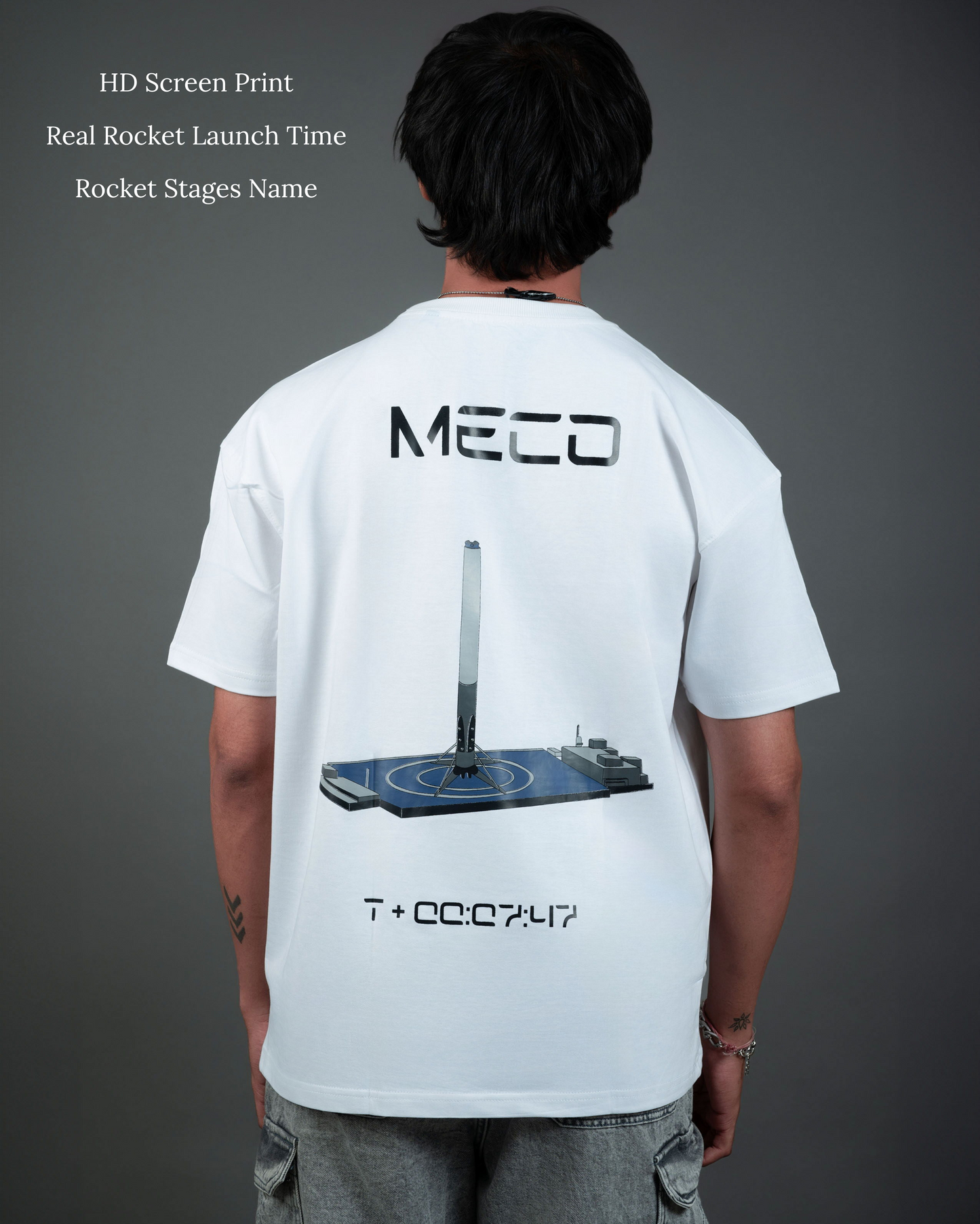 Main Engine Cut-Off Men Oversized T-Shirt
