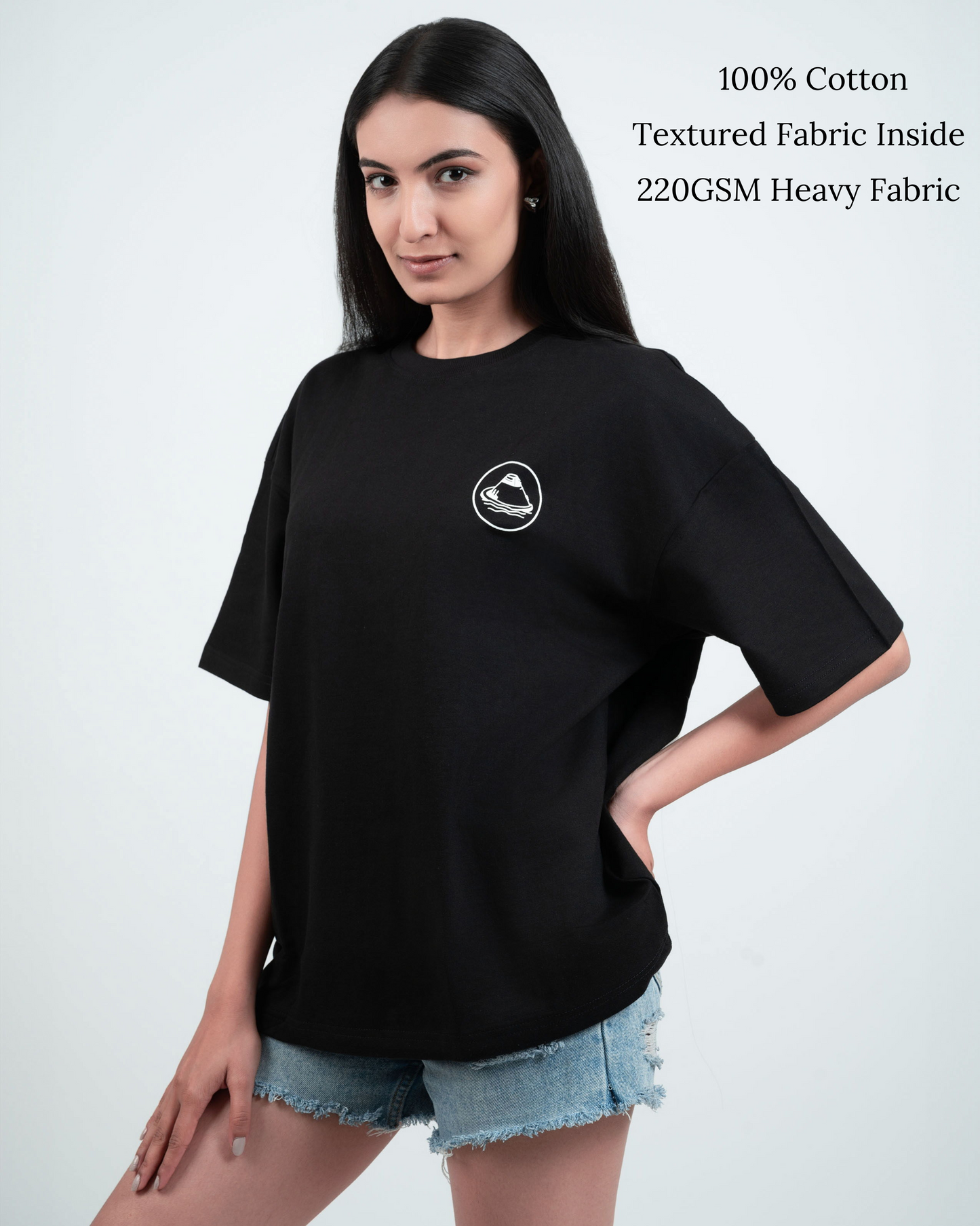 Approaching The Space Vehicle Women Oversized T-Shirt