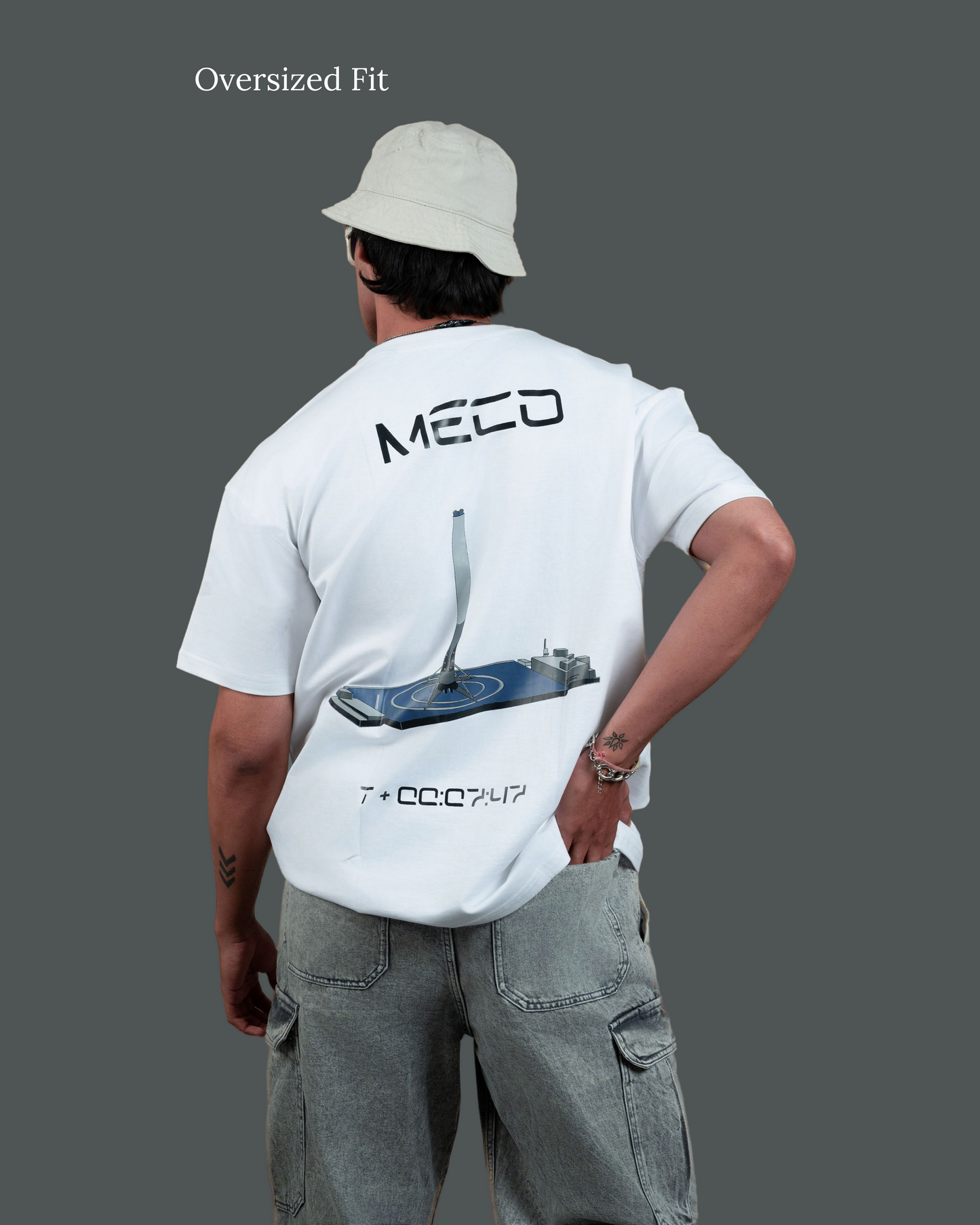Main Engine Cut-Off Men Oversized T-Shirt