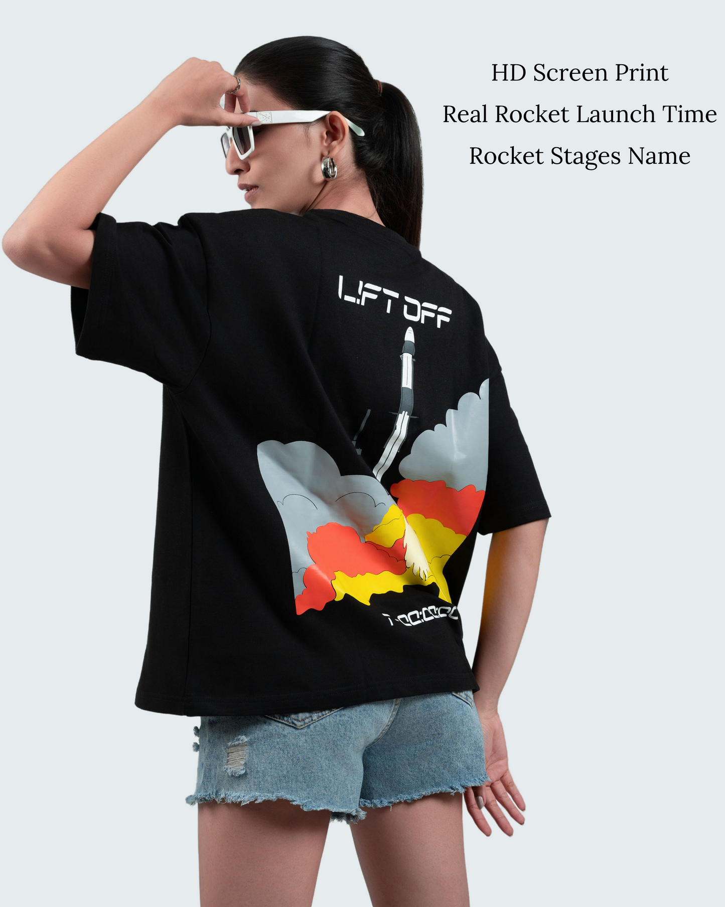 Lift-Off Women Oversized T-Shirt