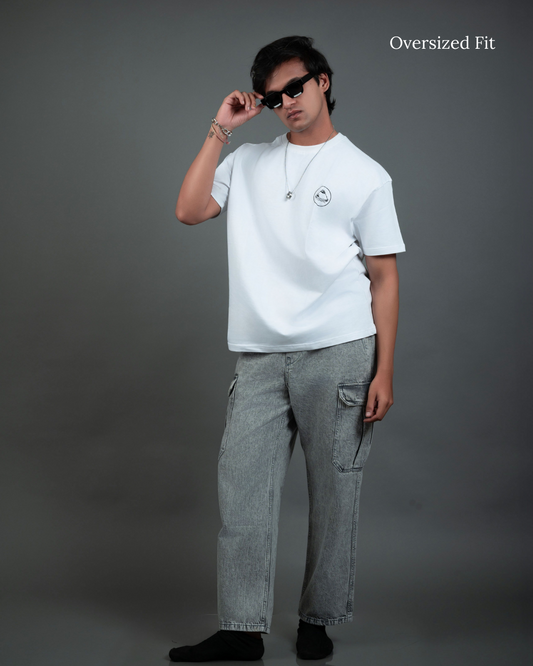 White-Room Men Oversized T-Shirt