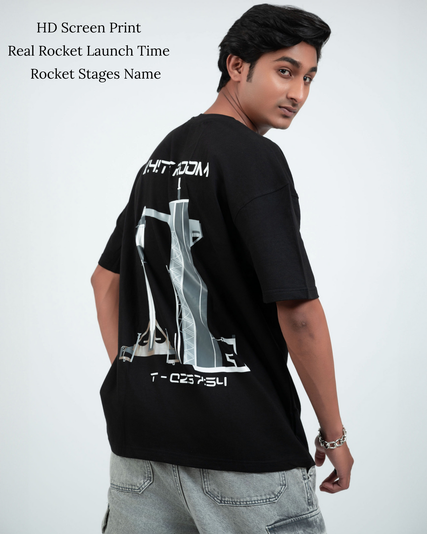 White-Room Men Oversized T-Shirt