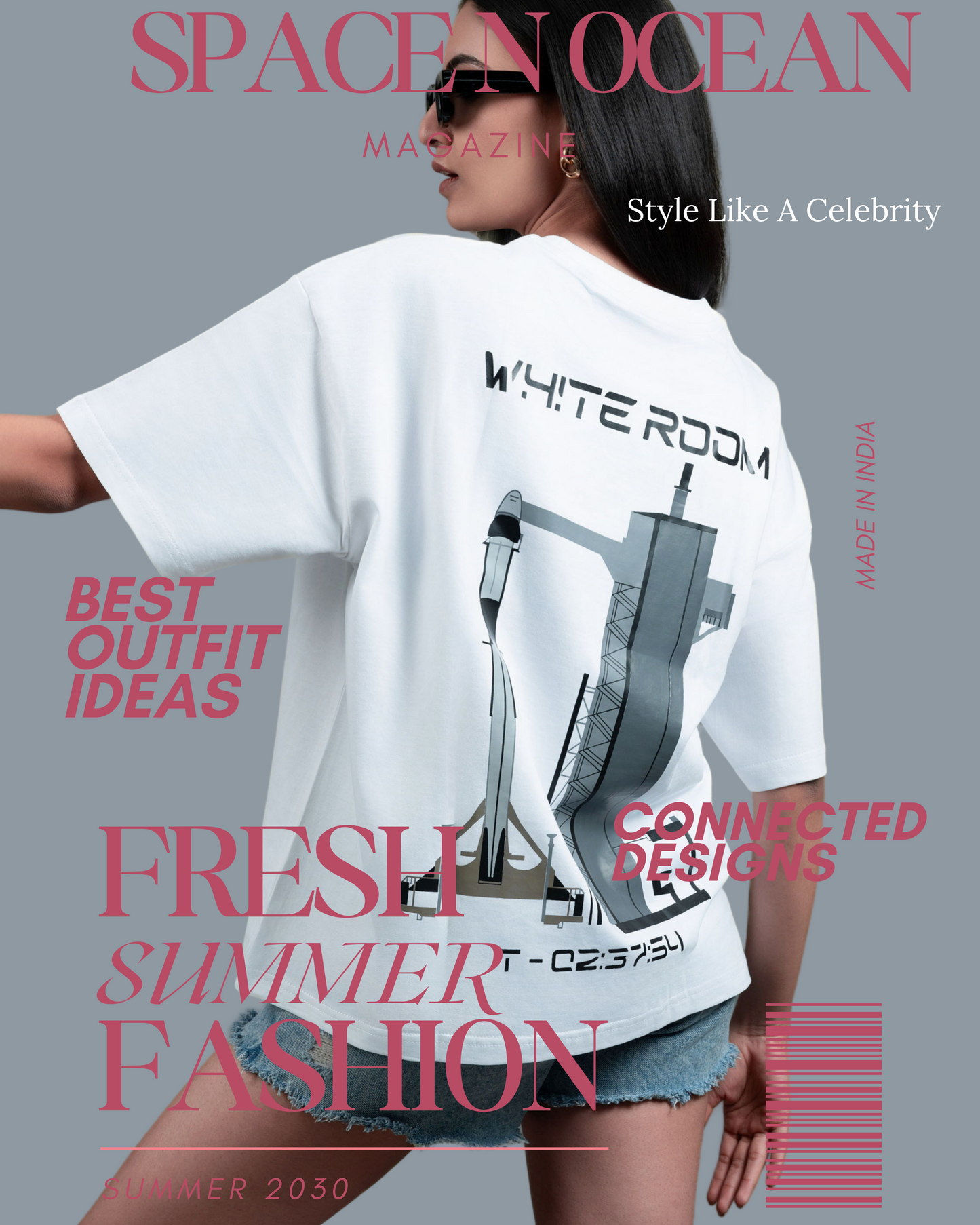 White-Room Women Oversized T-Shirt